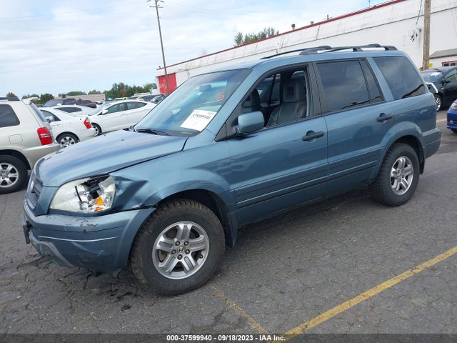 2005 HONDA PILOT EX-L WITH RES VIN: 2HKYF18665H559885