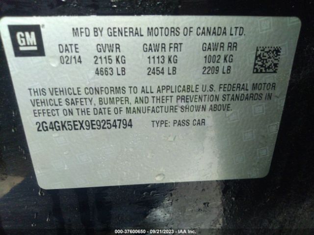 2G4GK5EX9E9254794 Buick Regal