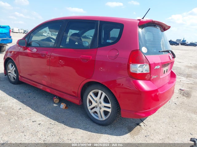 2008 HONDA FIT SPORT VIN: JHMGD38618S050871