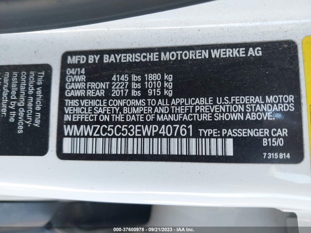 WMWZC5C53EWP40761 Mini Cooper Countryman S