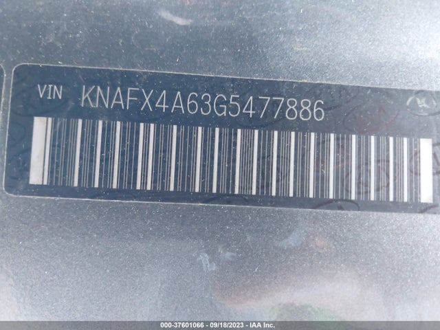 2016 KIA FORTE LX VIN: KNAFX4A63G5477886