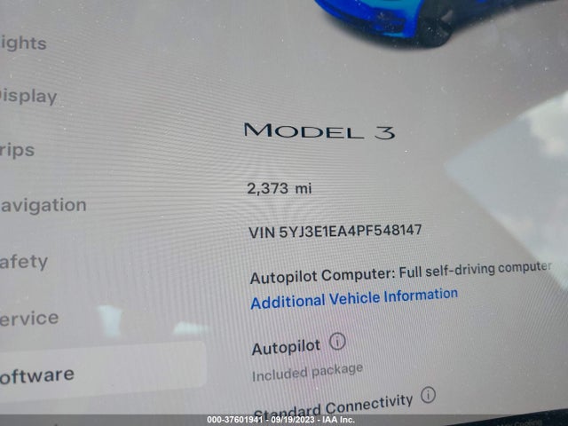 Tesla MODEL 3 2023 5YJ3E1EA4PF548147 Image 7
