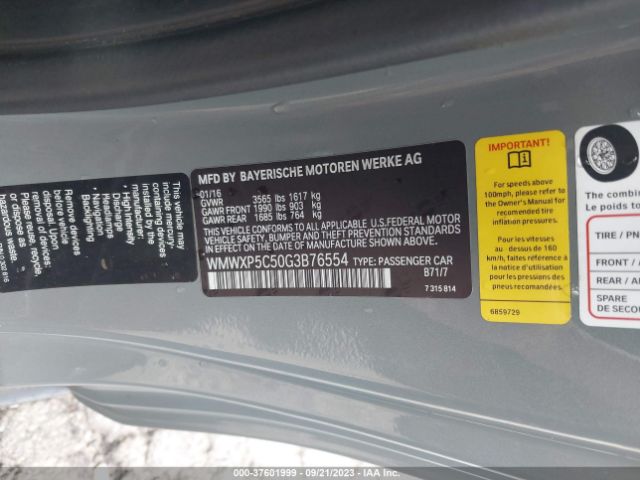 WMWXP5C50G3B76554 Mini COOPER HARDTOP