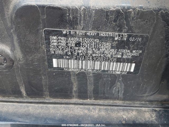 JF1VA1E63G8831208 Subaru Wrx Premium