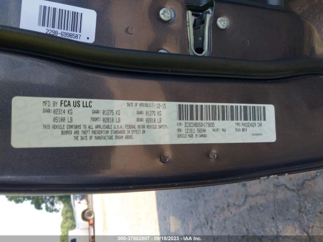 2C3CDXBG5GH173835 Dodge Charger Se