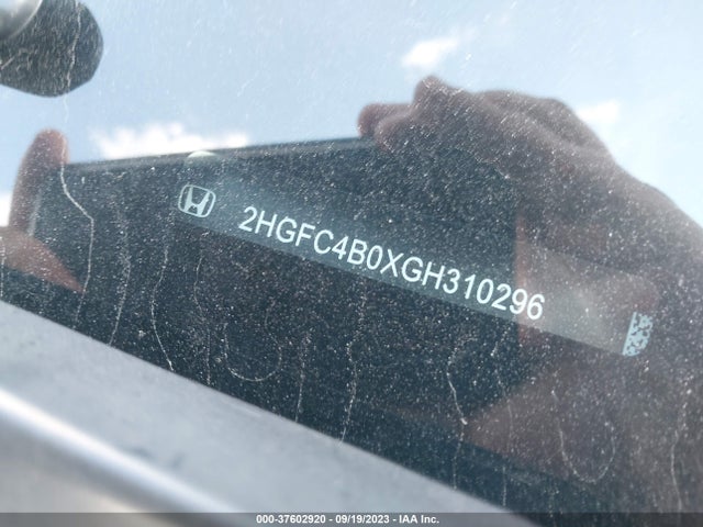 Honda Civic Coupe Lx-p 2016 2HGFC4B0XGH310296 Image 9