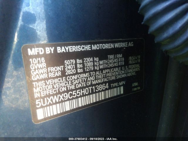 5UXWX9C55H0T13864 BMW X3 Xdrive28i
