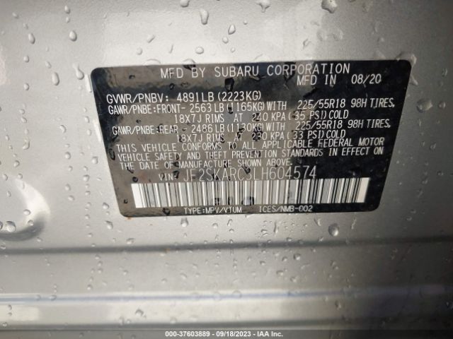 JF2SKARC3LH604574 Subaru Forester Sport