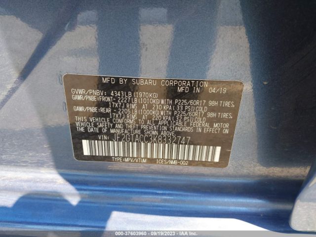 JF2GTACC3K8332747 Subaru Crosstrek Premium