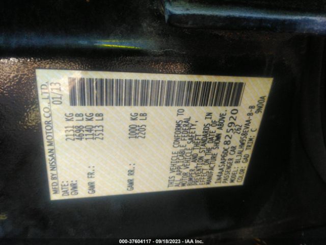 2013 NISSAN MAXIMA 1N4AA5AP6DC825920 Photo 8