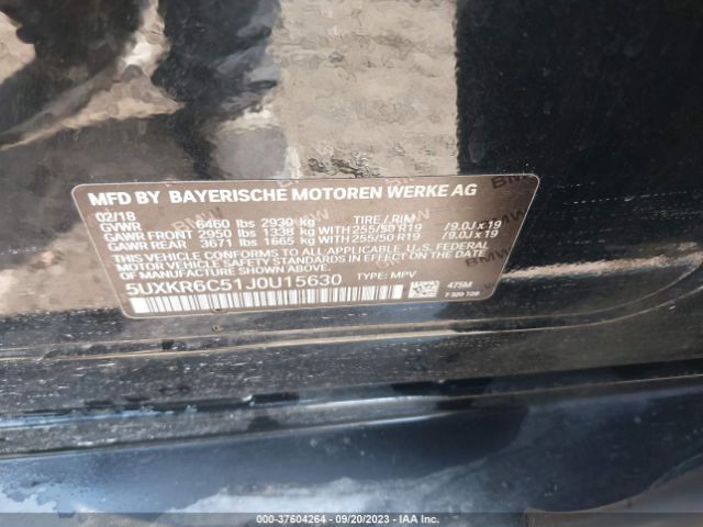 5UXKR6C51J0U15630 BMW X5 Xdrive50i