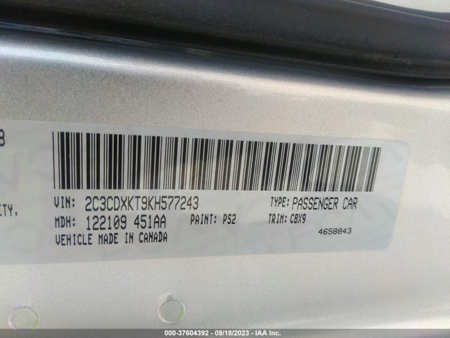 Dodge Charger Police 2019 2C3CDXKT9KH577243 Image 9