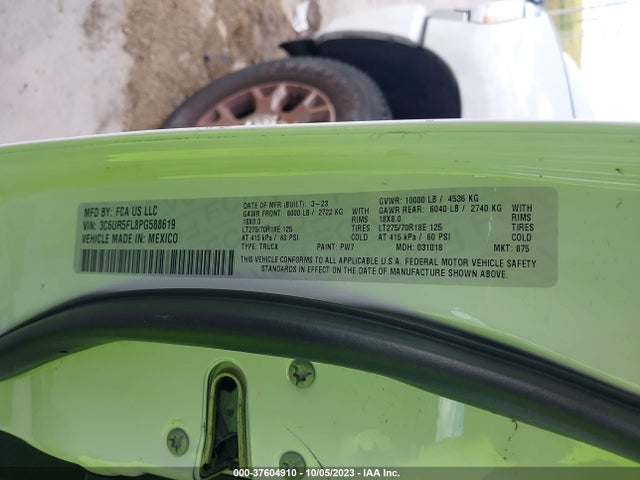 RAM 2500 Laramie 2023 3C6UR5FL8PG588619 Image 9