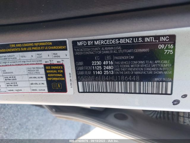 55SWF6EB4HU186448 Mercedes-Benz C-class Amg C 43