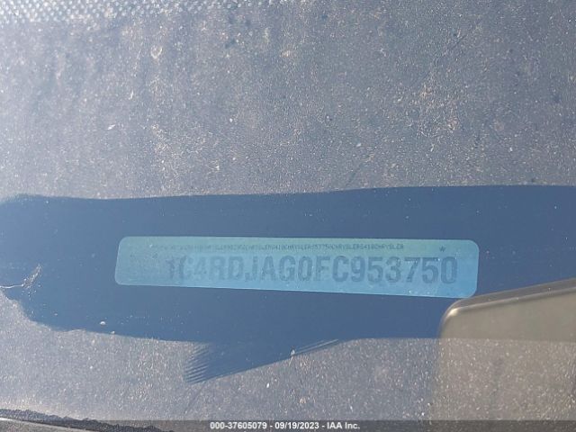1C4RDJAG0FC953750 Dodge Durango Sxt