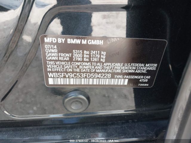 WBSFV9C53FD594228 BMW M5