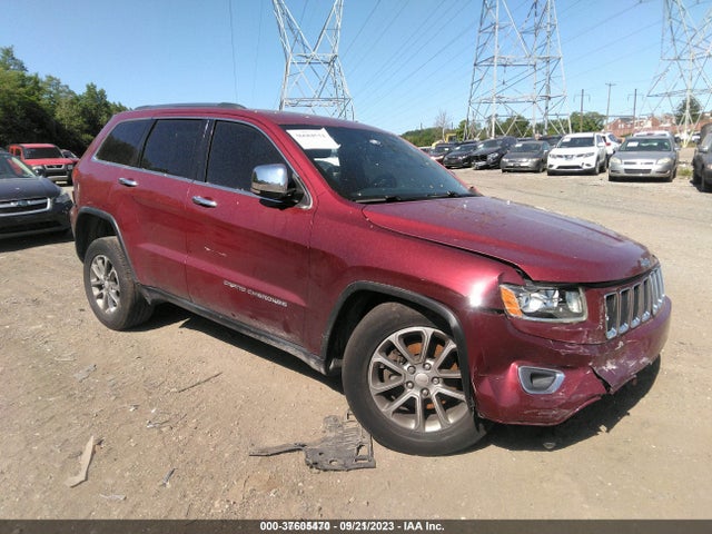 Продажа на аукционе авто 2015 Jeep Grand Cherokee Limited, vin: 1C4RJFBG2FC241728, номер лота: 37605470