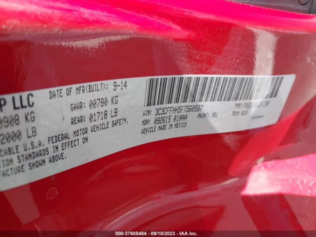 3C3CFFHH5FT560587 Fiat 500 Turbo