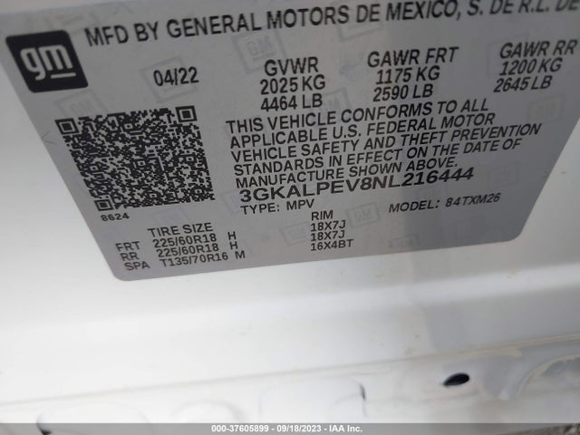 GMC Terrain Slt 2022 3GKALPEV8NL216444 Image 9