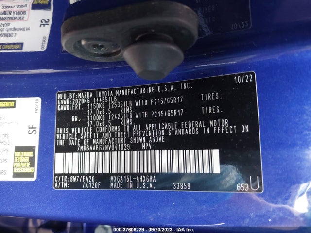 Toyota Corolla Cross Le 2022 7MUBAABG7NV041029 Image 9