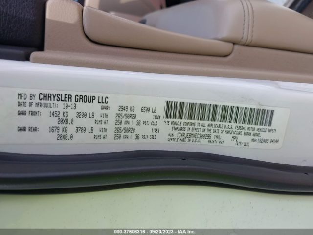 1C4RJEBMXEC300295 Jeep Grand Cherokee Limited