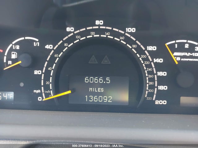 2005 MERCEDES-BENZ CL-CLASS 5.5L AMG VIN: WDBPJ74J55A045295