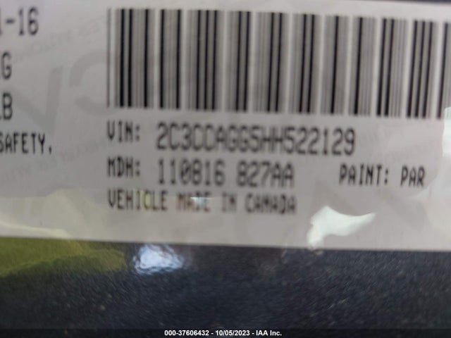 2017 CHRYSLER 300 300S VIN: 2C3CCAGG5HH522129