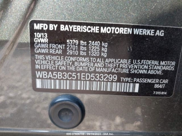 WBA5B3C51ED533299 BMW 5 Series 535i Xdrive