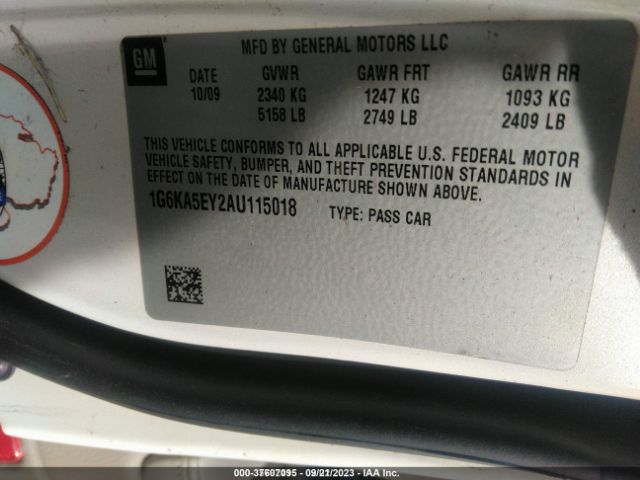2010 CADILLAC DTS 1G6KA5EY2AU115018 Photo 8