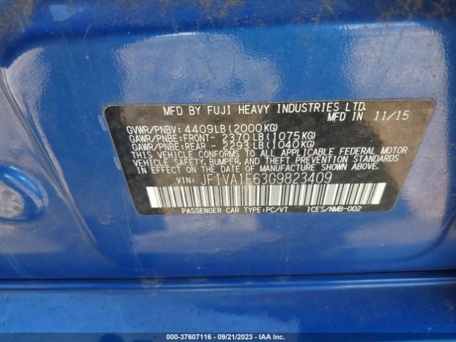 JF1VA1E63G9823409 Subaru Wrx Premium