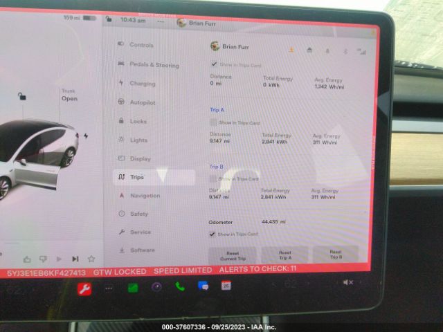 2019 TESLA MODEL 3 5YJ3E1EB6KF427413 Photo 6