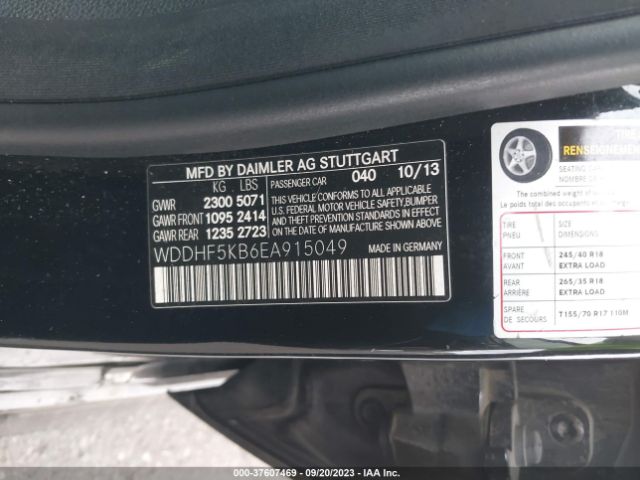 WDDHF5KB6EA915049 Mercedes-Benz E-class E 350