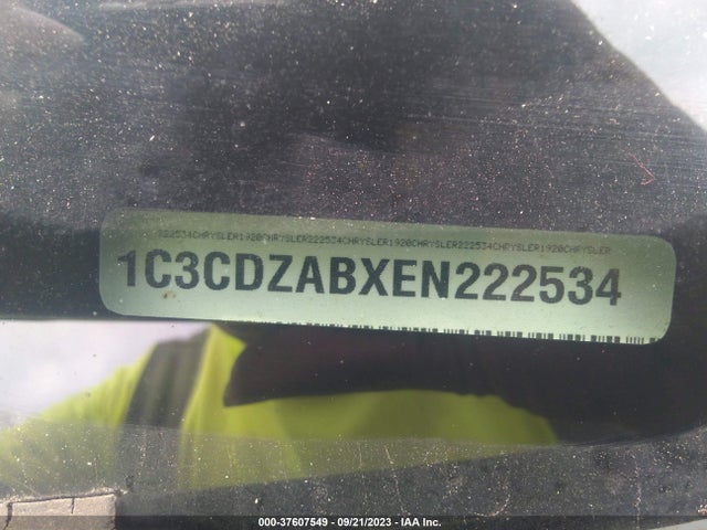 Dodge AVENGER SE 2014 1C3CDZABXEN222534 Image 9