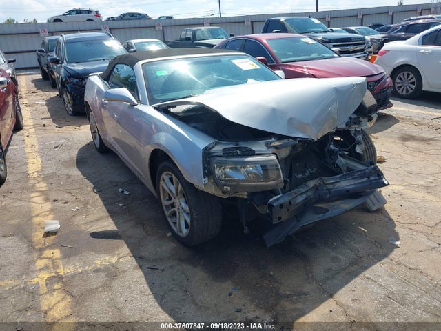 2015 CHEVROLET CAMARO LT VIN: 2G1FD3D3XF9137474