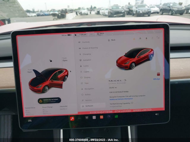 Tesla Model 3 Range Battery 2018 5YJ3E1EA6JF118188 Image 15