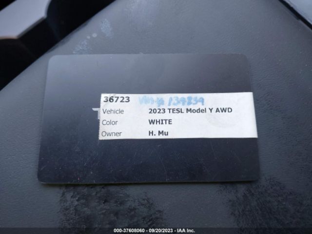 7SAYGDEE9PA139839 Tesla Model Y Long Range