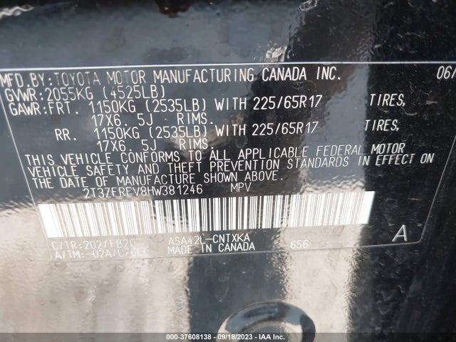 Toyota RAV4 LE 2017 2T3ZFREV8HW381246 Image 15