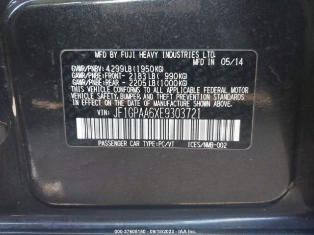 JF1GPAA6XE9303721 Subaru Impreza Wagon 2.0i