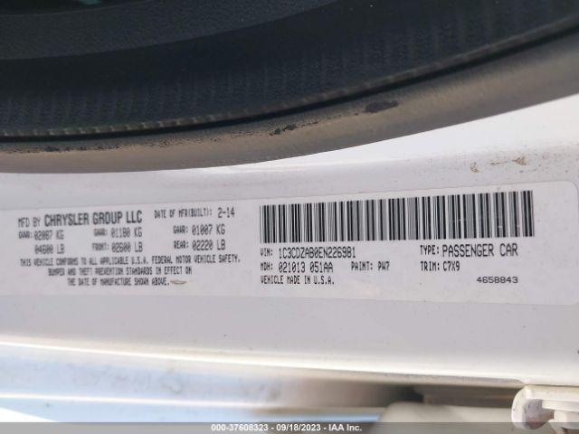 1C3CDZAB0EN226981 Dodge AVENGER SE