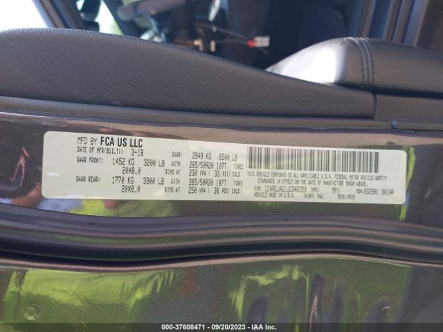 1C4RDJAG1JC346359 Dodge Durango Sxt