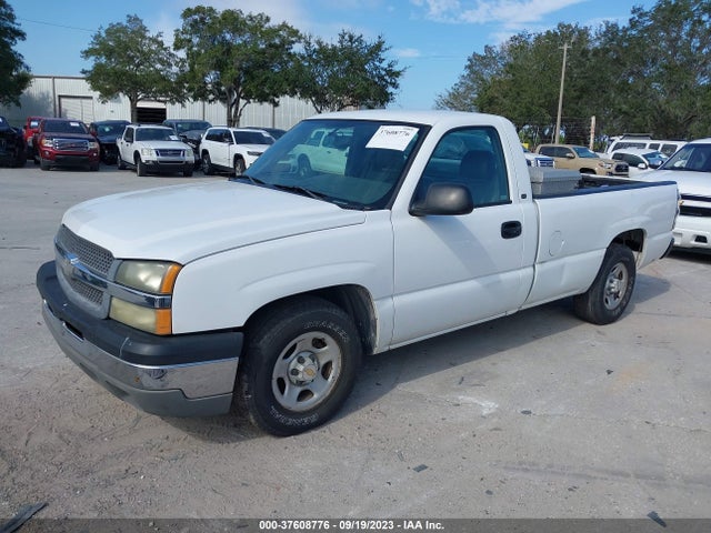 2004 CHEVROLET SILVERADO 1500 WORK TRUCK VIN: 1GCEC14X04Z208343