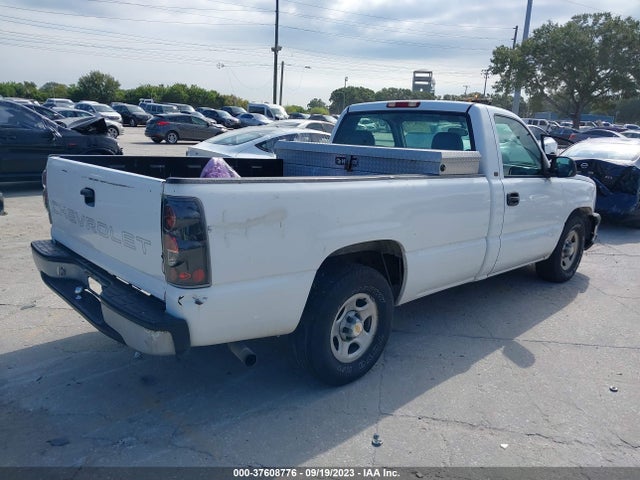 2004 CHEVROLET SILVERADO 1500 WORK TRUCK VIN: 1GCEC14X04Z208343