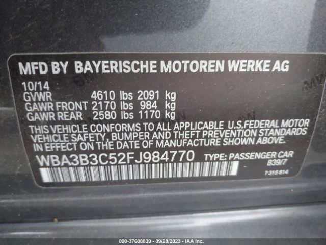 WBA3B3C52FJ984770 BMW 3 Series 328i Xdrive