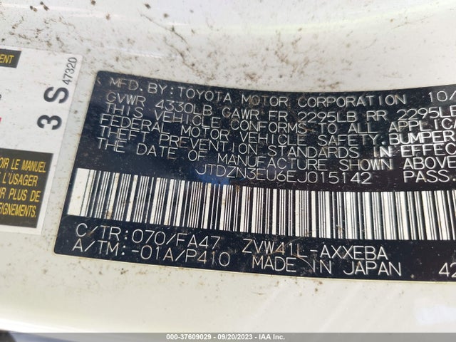 Toyota Prius V Five 2014 JTDZN3EU6EJ015142 Image 9