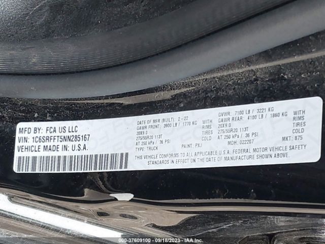 2022 RAM 1500 1C6SRFFT5NN285167 Photo 8