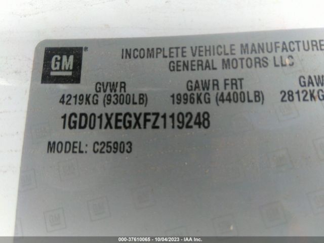1GD01XEGXFZ119248 GMC SIERRA 2500HD