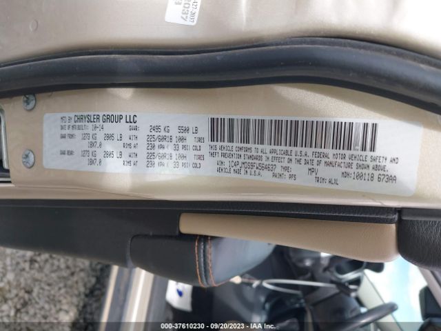 1C4PJMDS9FW564637 Jeep Cherokee Limited