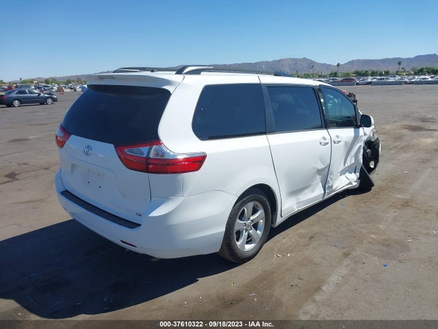 2016 TOYOTA SIENNA LE VIN: 5TDKK3DC2GS757207