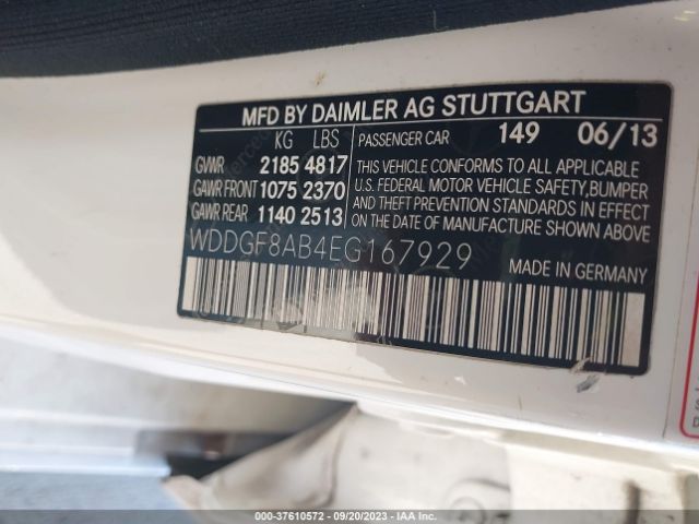 WDDGF8AB4EG167929 Mercedes-Benz C-class C 300