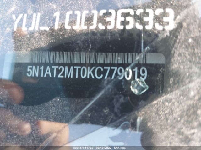 5N1AT2MT0KC779019 Nissan ROGUE S/SV/SL